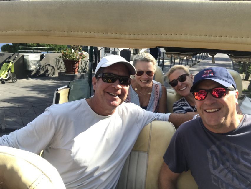 Unforgettable tour of Capri with special convertible coach - Convertible Capri taxi, sun cut off, views on