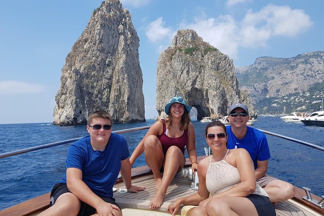 Very Small Group Capri Boat Excursion with Transfer from Positano - Marina Piccola swim time: your real break from sightseeing