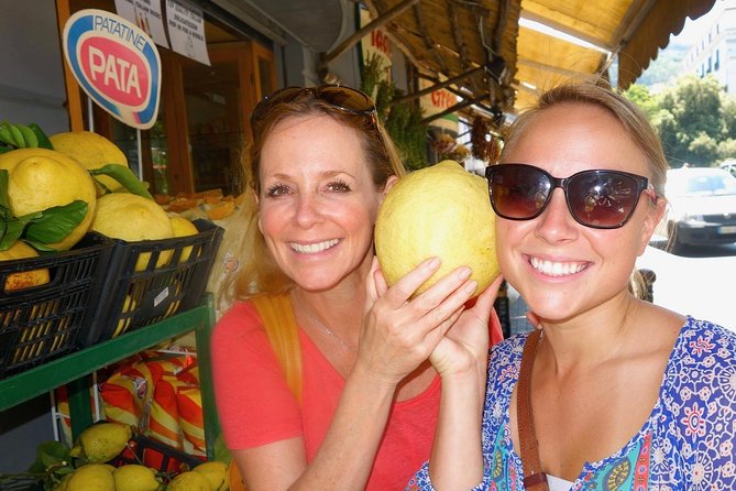 Walking Food Tour in Sorrento w/ Limoncello Factory Lemon Grove - Trattoria pasta and wine, then gelato to close the loop